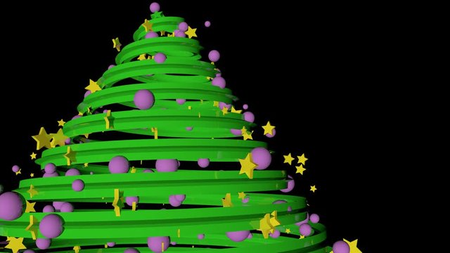 Albero di Natale verde.