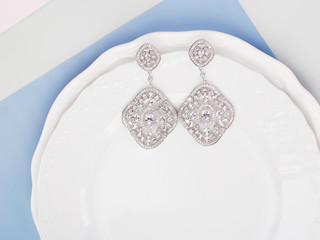 Woman's Jewellery. jewelry on plate