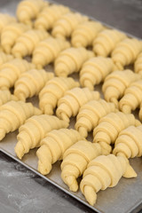 Beautiful classic crescent rolls