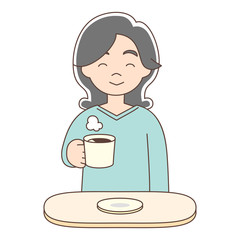 コーヒー_お母さん2