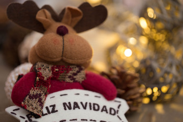 ESCENARIO NAVIDEÑO CON REGALOS