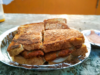 Brown bread sandwich 