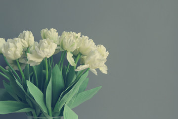 Colorful flowers composition selected focus.