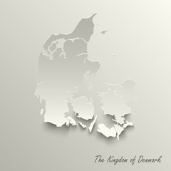 Abstract design map the Kingdom of Denmark template