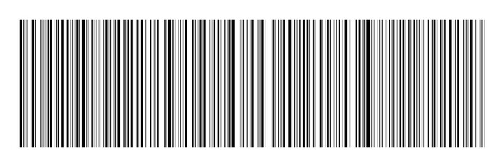 horizontal black bar code on white for pattern,background and design,vector illustration
