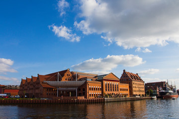 Fototapeta premium A building of Polish Baltic F.Chopin Philharmonic in Gdańsk. Poland