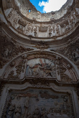 derelict church Aragon