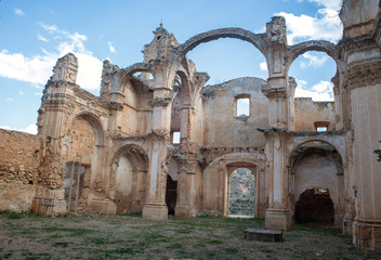 derelict church Aragon
