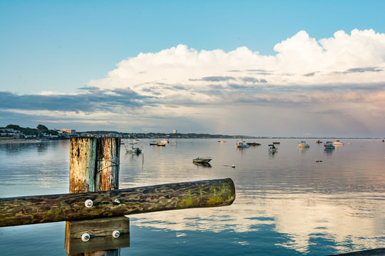 Sunset At Provincetown Marina