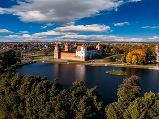Foto op Aluminium Castle Mir complex historical Belarus © Parilov