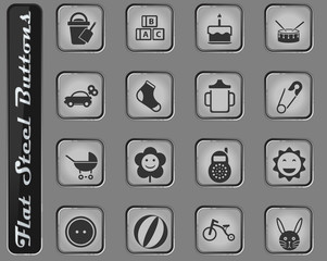 baby icon set