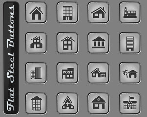 building icon set