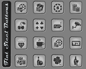 casino icon set