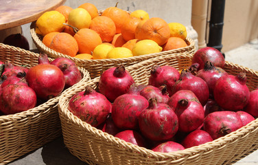 Sicile, oranges et grenades