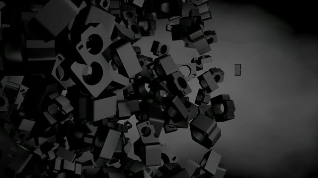 Fotocamere nere in movimento.