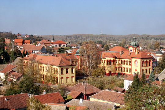 A view on Sremski Karlovci, Serbia, historical town