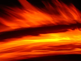 Wallpaper murals Red abstract fire background