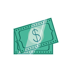 bills dollar money isolated icon