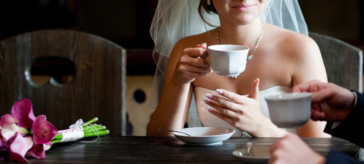coffee break on the wedding