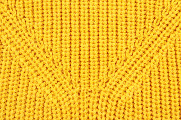 Texture of cozy warm sweater as background, closeup