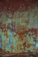 Rusty metal texture background. Vintage grunge effect.