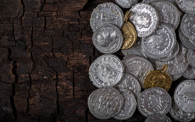 Ancient coin of the Roman Empire.