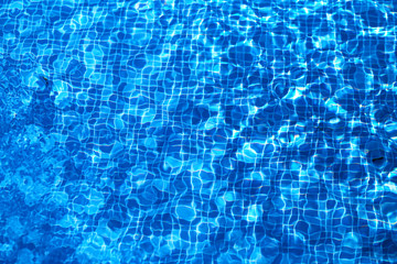 Fototapeta na wymiar Photo of a macro background of blue sea waves
