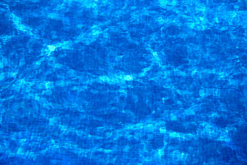 Photo of a macro background of blue sea waves