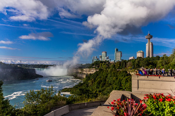 Niagara falls on the canadian side