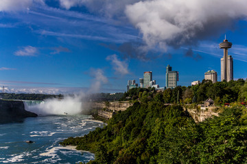 Fototapeta na wymiar Niagara falls on the canadian side