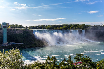 Niagara falls on the canadian side