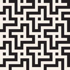 Vector seamless pattern. Modern stylish abstract texture. Repeating geometric tiles