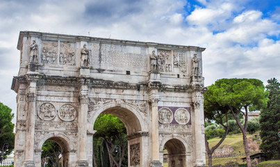 Arch of Constantine in Rome