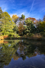 Fototapeta na wymiar Wunderschöne Herbstlandschaft