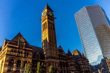 Fototapeta na wymiar City view in Toronto Canada