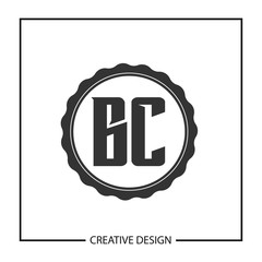 Initial Letter BC Logo Template Design Vector Illustration