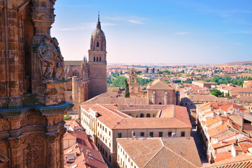 Fototapeta na wymiar Aerial view of Salamanca city
