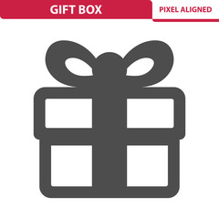 Obraz premium Gift Box Icon