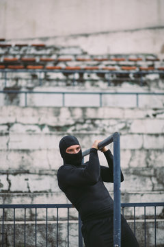 Sportsman Exercising