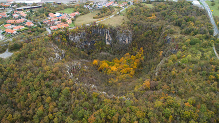 Risnik near Skocjan Caves (Škocjanske Jame) and Divaca (Divača) is one of the biggest a collapse dolines (collapse sinkhole) in Dinaric karst of Slovenia.