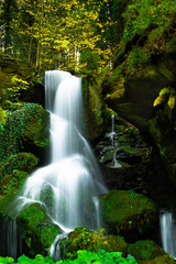 Obraz premium Lichtenhainer Wasserfall