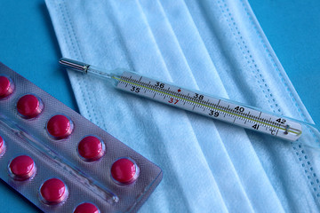 medical thermometer to determine the temperature of a person
