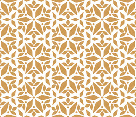 Classic Leaves Art Deco Seamless Pattern. Geometric Leaf Stylish Texture. Abstract Feather Retro Vector Texture.