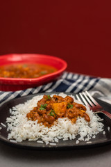 Feijoada a stew of beans with beef and pork of Portuguese origin 