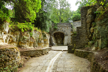 ancient silver source in oru park, toila estonia