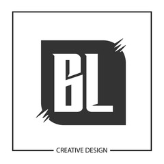 Initial Letter BL Logo Template Design Vector Illustration