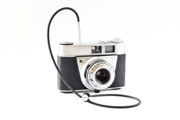 CAMARA ANTIGUA VINTAGE CON DISPARADOR DE CABLE