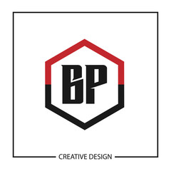 Initial Letter BP Logo Template Design Vector Illustration