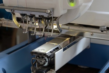 sewing machine close up