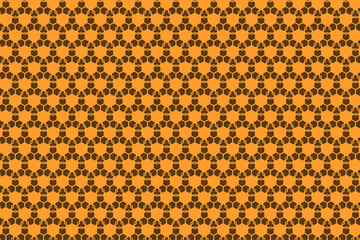 Geometric Pattern Background. Orange Background
